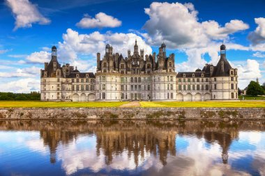 Chateau de chambord, unesco Ortaçağ Kalesi ve reflectio Fransızca