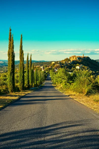 Tuscany, Montegiovi village. Monte Amiata, Grosseto, Italy Stock Image