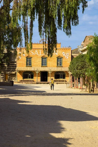 TABERNAS DESERT, ALMERIA ANDALUSIA / SPAIN - SEPTEMBER 18, 2011: — Stock Photo, Image