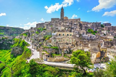 Matera antik kenti ben sassi, unesco sitesi landmark. Basilicata, ben