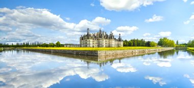 Chateau de chambord, unesco Ortaçağ Kalesi ve reflectio Fransızca