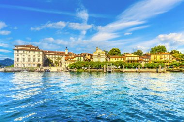 Maggiore Gölü 'ndeki Isola Bella Adası, Borromean Adaları, Stresa Piedmont İtalya, Avrupa.