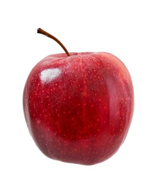 Ripe apples isolated on a white background.