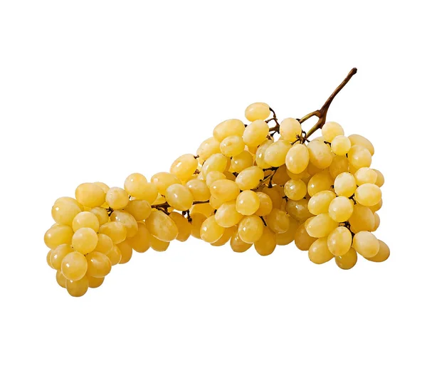 Виноград на белом фоне, фрукты . — стоковое фото