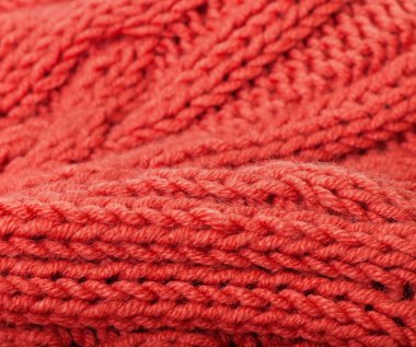 arka plan kırmızı örme kumaş.