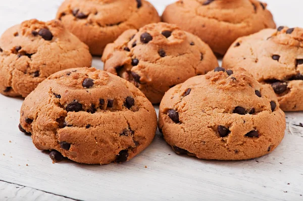 Çikolatalı kurabiye, yemek. — Stok fotoğraf