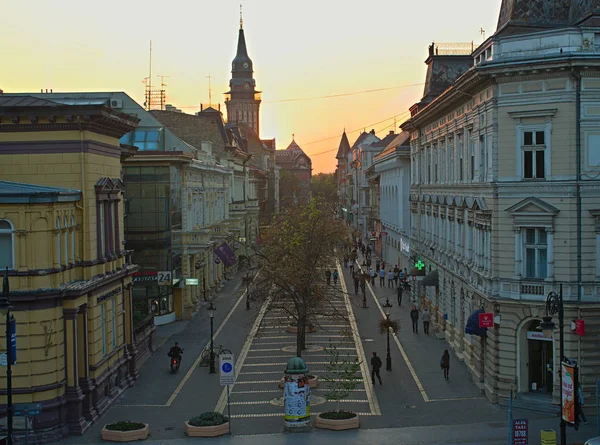 SUBOTICA, SERBIA - October 13th 2018 - streets and squares of the city — Stock Photo, Image