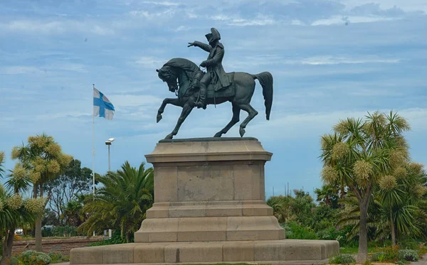 Huge Monument Napoleon Horse Cherbourg France — Stock Photo, Image