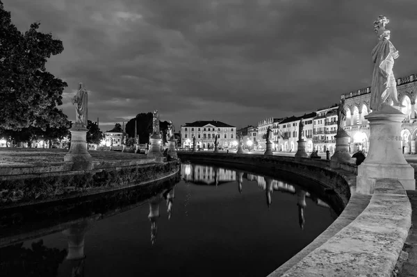 Padoue Prato Della Valle Crépuscule Padoue Italie — Photo