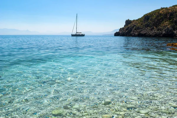 Cala Craperia Réserve Naturelle Zingaro Sicile Italie — Photo