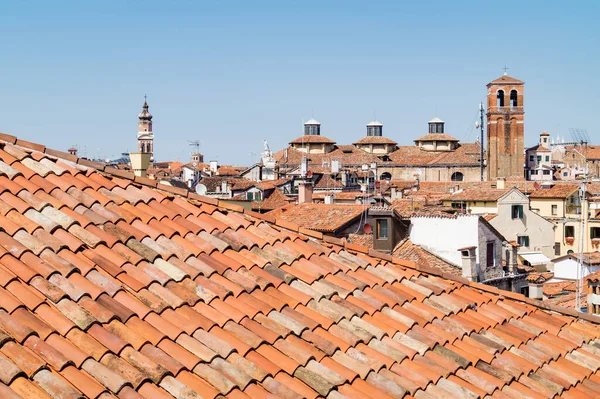 Telhados Veneza Vistos Cima Venezia Itália — Fotografia de Stock