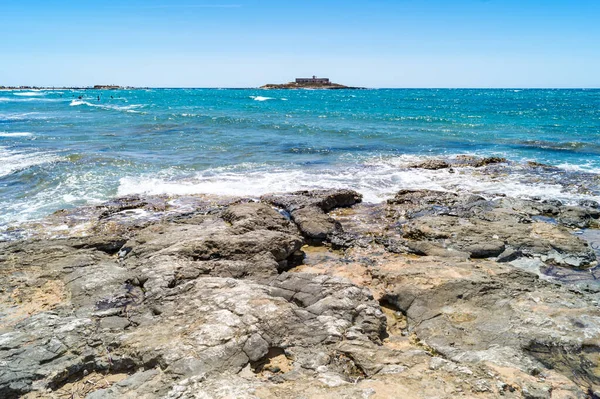 Île Des Courants Pointe Méridionale Sicile Vous Pourrez Admirer Rencontre — Photo