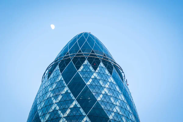 London April 2013 Gherkin Building Modern Office Blocks City London — Stock Photo, Image