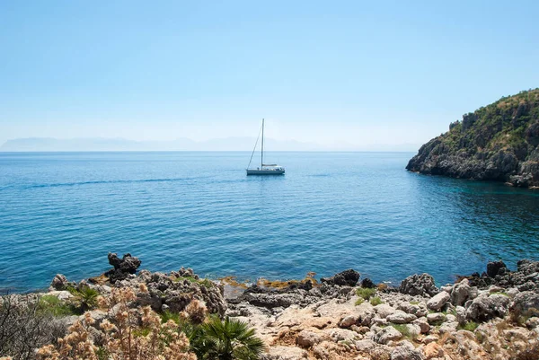 Zingaro Natural Reserve Cala Tonnarella Dell Uzzo Sicily Italy — стоковое фото