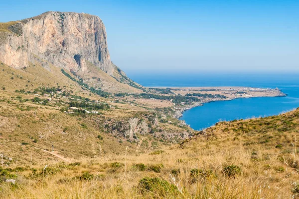 ヅィンガロ自然保護区 San Vito Capo シチリア島 イタリア ロイヤリティフリーのストック画像