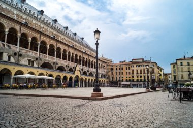 Piazza delle erbe, Padova, İtalya, Veneto