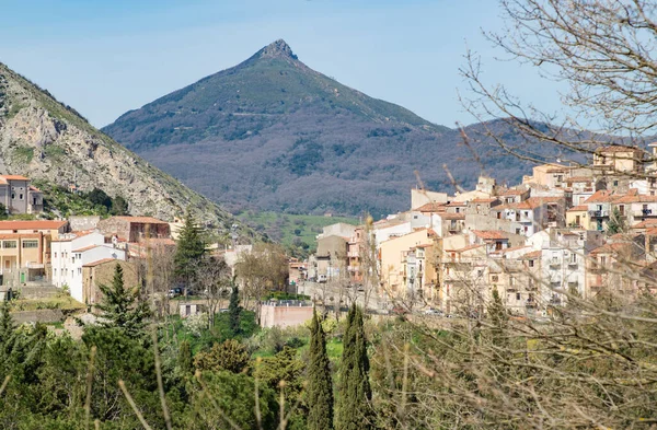 Isnello Piccolo Borgo Del Parco Delle Madonie Sicilia Italia — Foto Stock