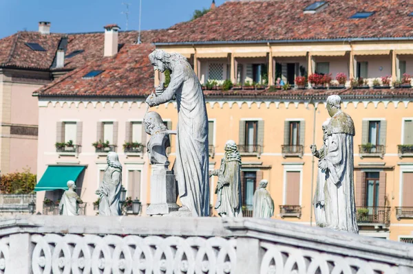 Szczegóły Prato Della Valle Padwa Wenecja Euganejska Włochy — Zdjęcie stockowe