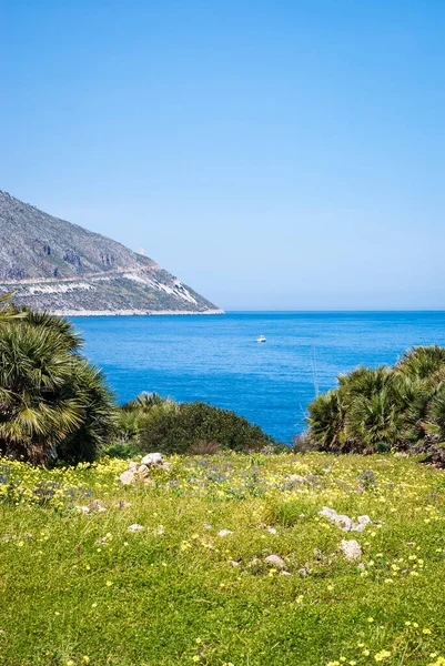 Zingaro Doğal Rezervi Castellammare Sicilya Talya — Stok fotoğraf