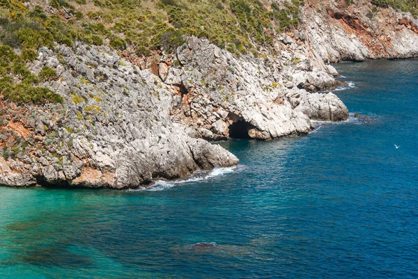 Naturreservatet Zingaro Castellammare Sicilien Italien — Stockfoto