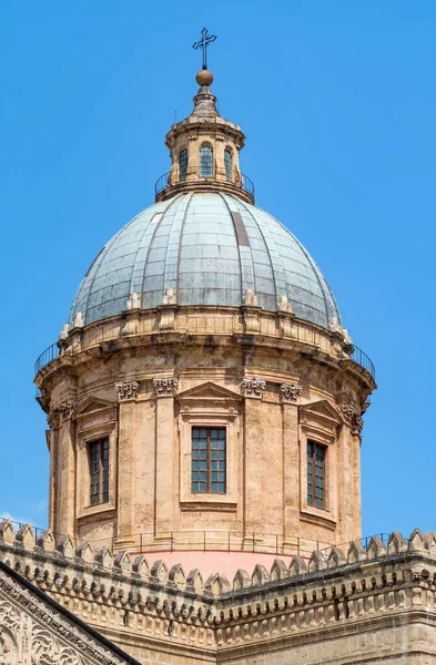 Detail Der Kathedrale Von Palermo Sizilien Italien — Stockfoto