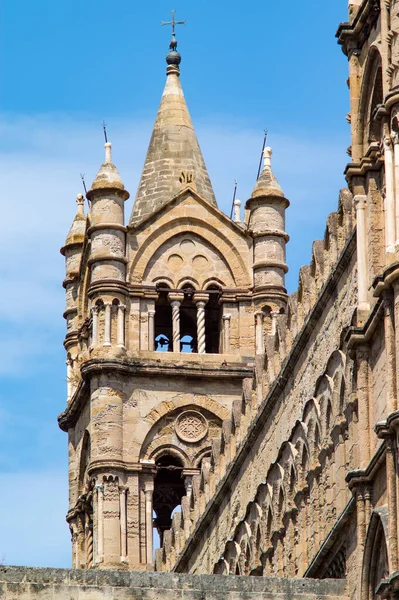 Detalhe Catedral Palermo Sicília Itália — Fotografia de Stock