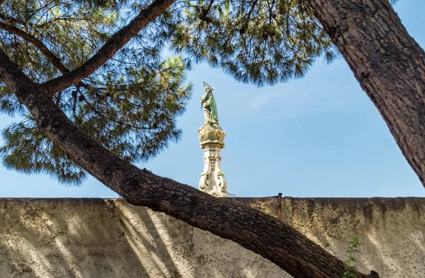 Den Obefläckade Obelisken Barock Obelisk Neapel Italien — Stockfoto