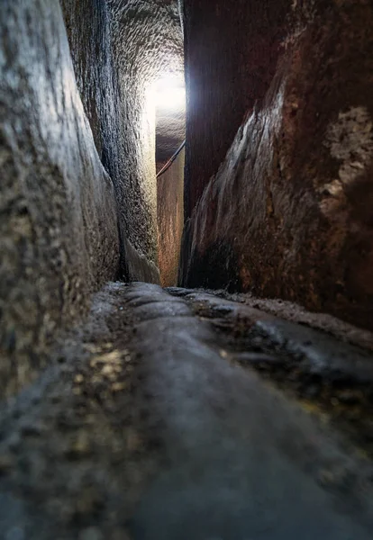 Неаполитанское Метро Подземный Город Распространяется Всем Старым Городом — стоковое фото