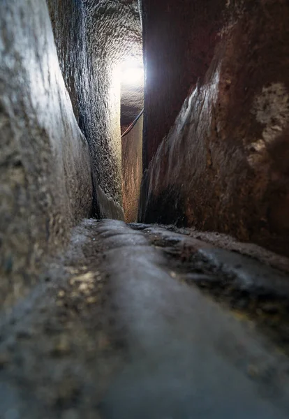 Неаполитанское Метро Подземный Город Распространяется Всем Старым Городом — стоковое фото