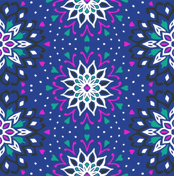 Seamless Floral Pattern Stylized Doodle Flowers Spanish Ethnic Embroidery Folk Ornament Solar Sign Mediterranean Print Indian Oriental Or Turkish Textiles Boho Wallpaper Hipster Art Stock Images Page Everypixel