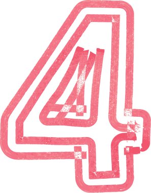 4 numaralı vektör çizim