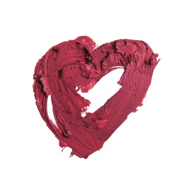 ezilmiş kırmızı kalp şeklinde