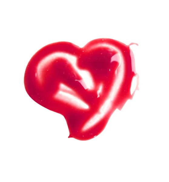Lip Gloss heart shaped — Stock Photo, Image