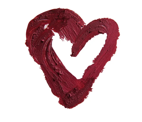 ezilmiş kırmızı kalp şeklinde