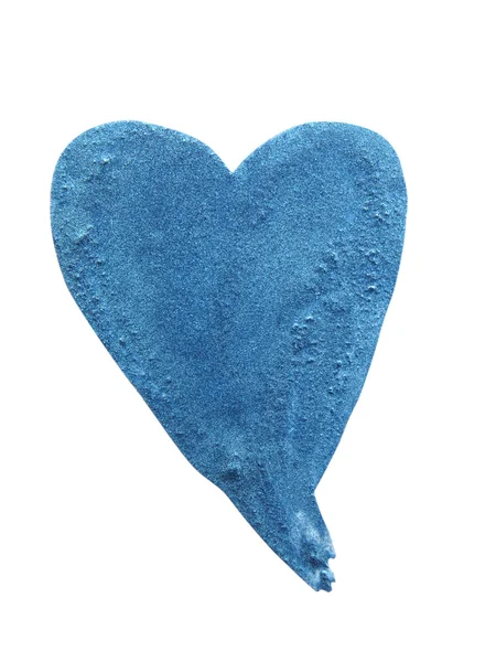 Heart shaped paint — Stock Photo, Image