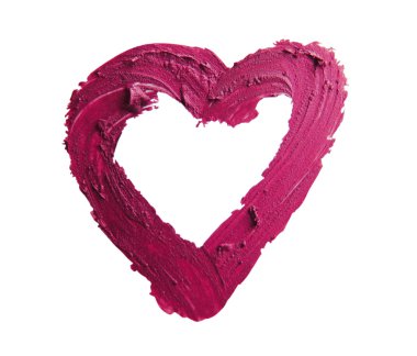 ezilmiş kırmızı kalp şeklinde