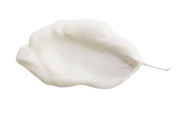 Белый крем на белом фоне, может быть использован в качестве майонеза тоже — стоковое фото