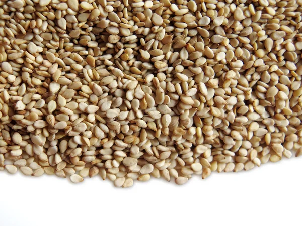 Sesame Seeds on a white background — Stock Photo, Image