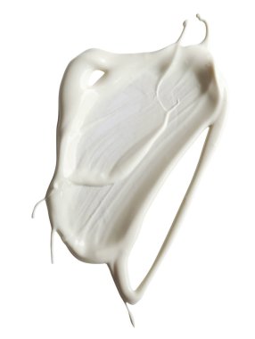 Beyaz bir arka plan üzerinde beyaz krema mayonez da kullanılmış olabilir