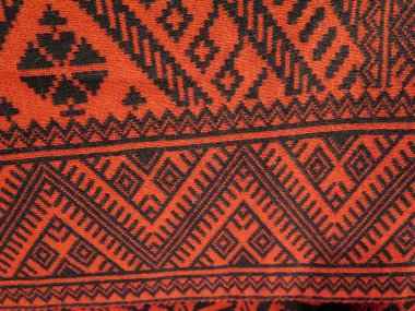 Perulu el yapımı yün kumaş