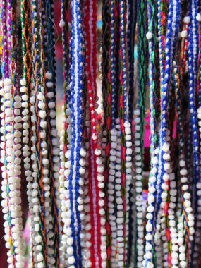 Perulu el yapımı yün kumaş