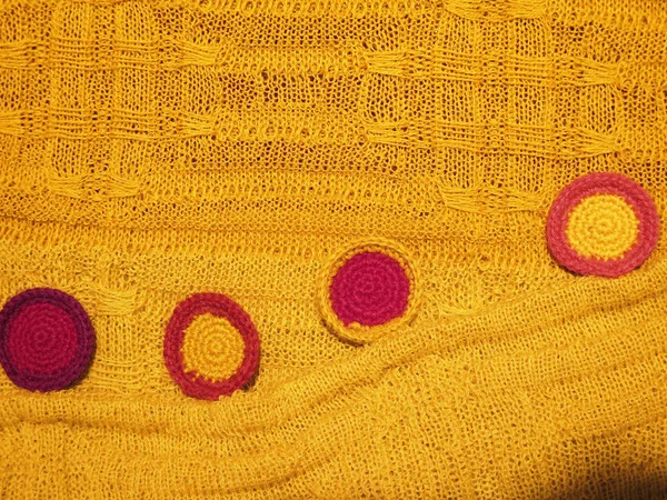 Tejido de lana hecho a mano peruano — Foto de Stock