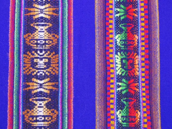 秘鲁手工羊毛织物 — 图库照片