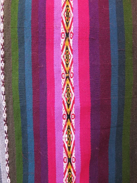 ペルーの手作り毛織り物 — ストック写真