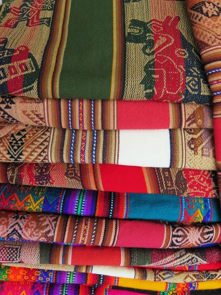 Tissu péruvien en laine fait main — Photo