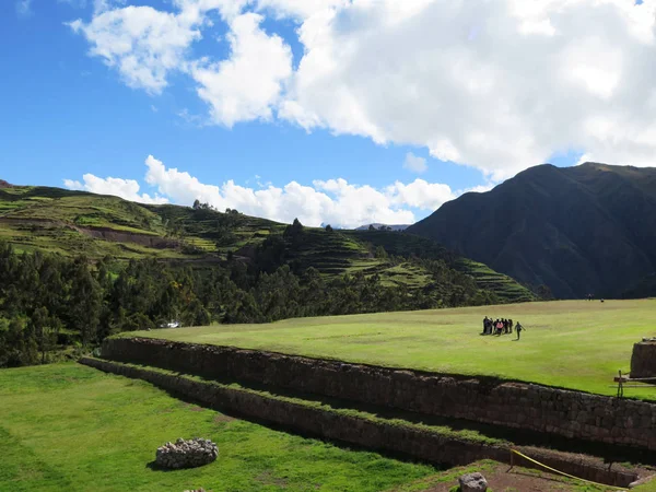 Αγροτικό τομέα στην ιερή κοιλάδα, Cusco — Φωτογραφία Αρχείου