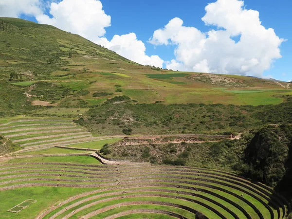 Peru, Moray, ancient Inca circular terraces Probable there is th