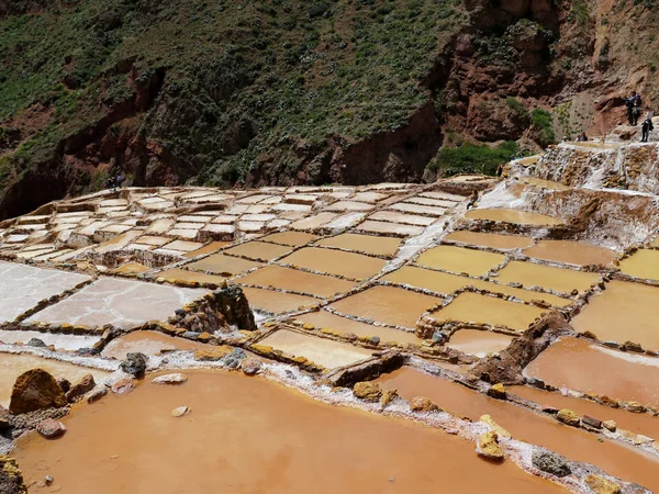Estanque de sal, Maras, Valle Sagrado, Región del Cusco, Perú — Foto de Stock