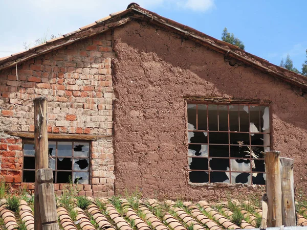 Antigua casa, Ciudad de Cuzco en Perú — Foto de Stock