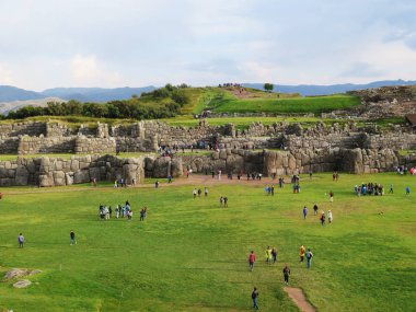 Sacsayhuaman, İnkalar kalıntıları Peru Andes